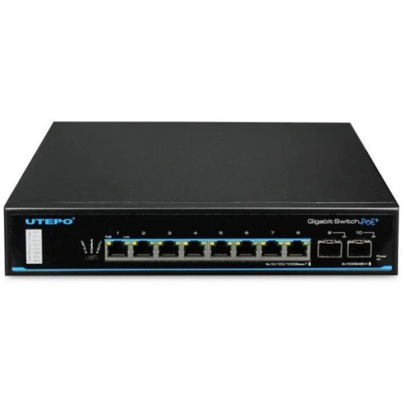 Неуправляемый POE-коммутатор UTP3-GSW0802S-POE