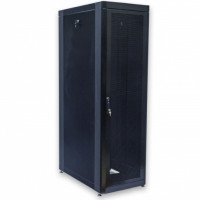 Шкаф серверный CMS 42U 610 х 1055 UA-MGSE42610MPB усилен с перфорированной дверью для сетевого оборудования