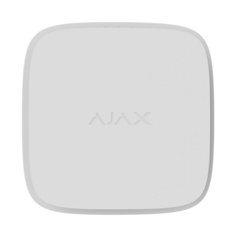 Беспроводной пожарный датчик Ajax FireProtect 2 SB white с сенсором угарного газа со встроенными батареями