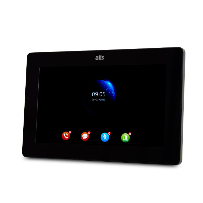 Комплект відеодомофона ATIS AD-770FHD Black + AT-400HD Silver