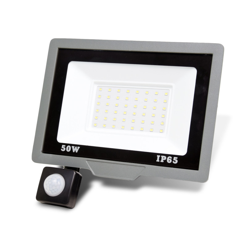 Прожектор світлодіодний ONE LED ultra (ZY-TH18-50-S) 50 Вт з датчиком руху