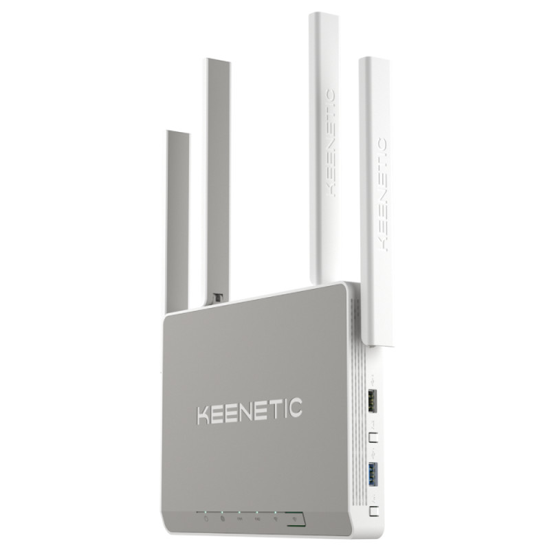 Маршрутизатор Keenetic Hero KN-2310 AX1800 4xRJ-45, 1xCombo RJ-45/SFP, 1 x USB 2.0, 1 x USB 3.0 с Wi-Fi Mesh системой