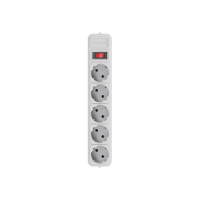 Сетевой фильтр Maxxter SPM5-G-10G, 3 м кабель, 5 розеток