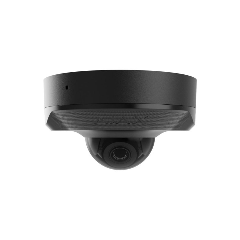 IP-видеокамера Ajax DomeCam Mini (5 Мп/2.8 мм) black, проводная с разрешением 5 Мп и углом обзора до 110°