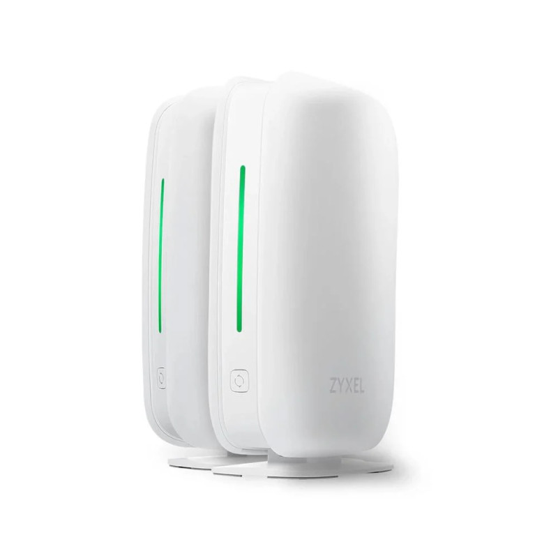 Комплект из двух Mesh Wi-Fi маршрутизаторов ZYXEL Multy M1 AX1800, WiFi6, 1xGE WAN, 3xGE LAN, Amazon Alexa, 2шт (WSM20-EU0201F)