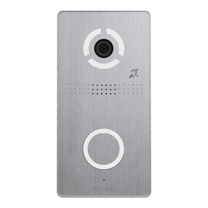 IP панель виклику Bas-IP AV-04SDI silver для IP-домофонів