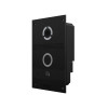 IP панель вызова Bas-IP AV-08FBL black с распознаванием лиц и считывателем UKEY