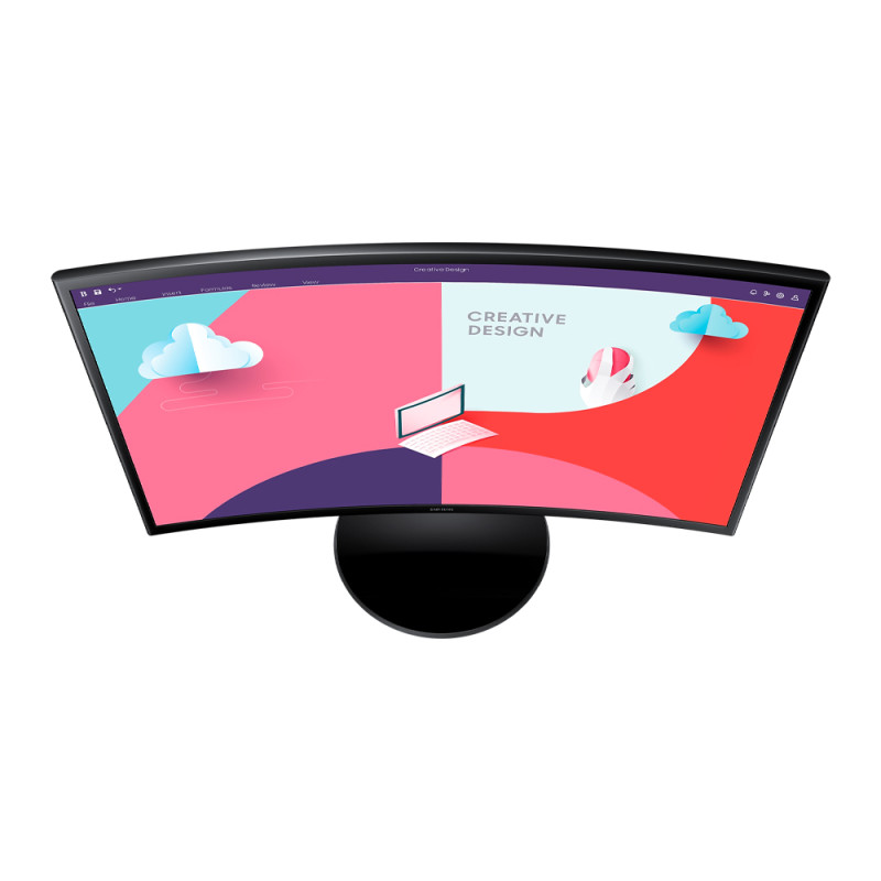 Монитор 27" Samsung LS27C360 Curved VA Black (LS27C360EAIXCI)