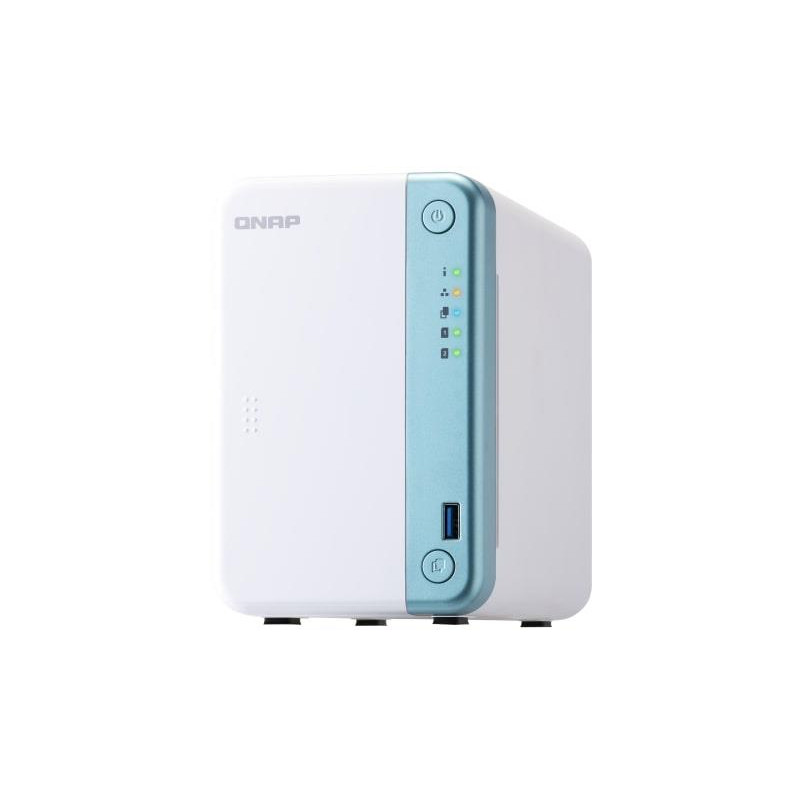 Система хранения данных QNAP TS-251D-2G с 2 отсеками для дисков, 2GB RAM, настольное исполнение