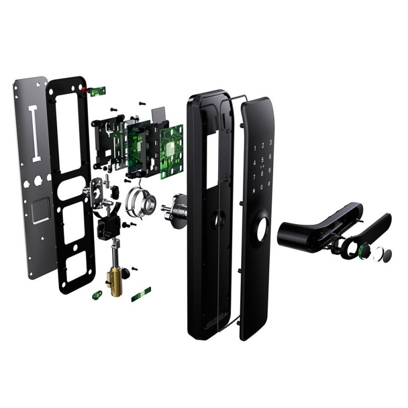 Умный биометрический дверной замок SEVEN LOCK SL-7767BFW (без врезной части)