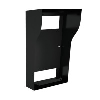 Монтажная коробка с козырьком Bas-IP BR-AV8 (black) для накладного монтажа индивидуальных IP-видеопанелей Bas-IP