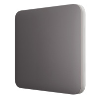 Кнопка Ajax SoloButton (1-gang/2-way) grey для одноклавишного или проходного выключателя