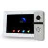 Комплект Wi-Fi видеодомофонa 7" ATIS AD-770FHD/T-White с поддержкой Tuya Smart + AT-400FHD Silver