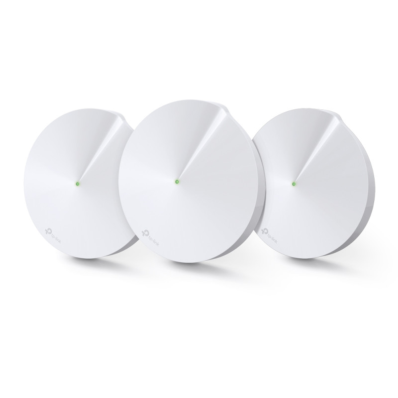 Домашняя Mesh Wi-Fi система TP-LINK DECO M5 3PK AC1300 1xGE LAN 1xGE WAN MU-MIMO (DECO-M5-3-PACK)