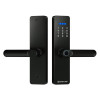 Умный дверной биометрический замок SEVEN LOCK SL-7740BF black (врезная часть 5050)