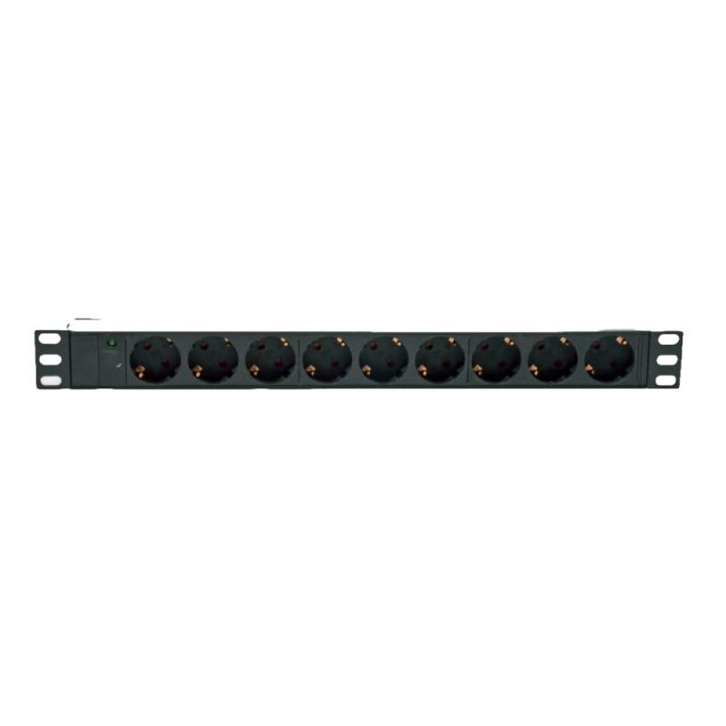 Мережевий фільтр Kingda KD-GER(16)N1009WKPB19A-C14 9 розеток 19"