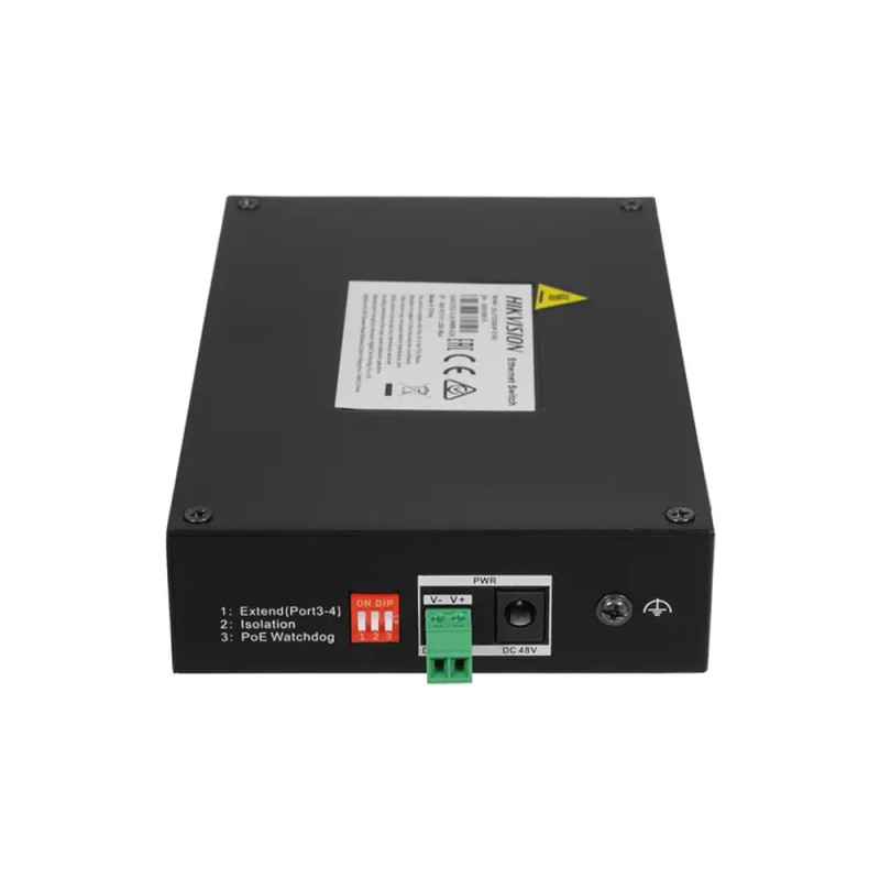 PoE-коммутатор Hikvision DS-3T0306HP-E/HS 4-портовый неуправляемый