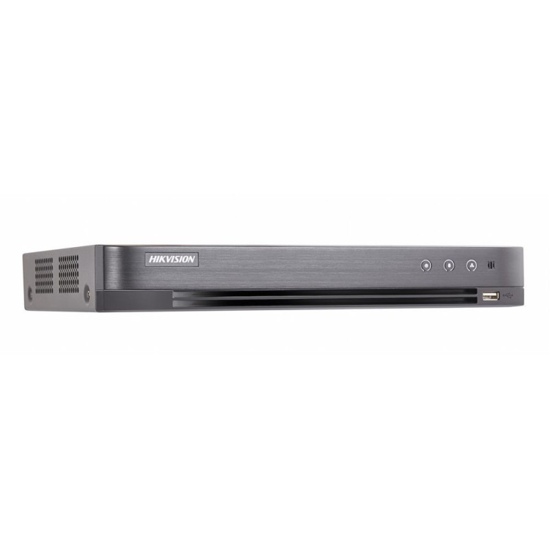 HD-TVI видеорегистратор 4-канальный Hikvision iDS-7204HQHI-M1/FA с поддержкой детекции лиц из 1 канала для системы видеонаблюдения