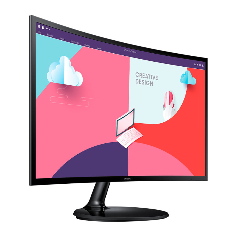 Монитор 27" Samsung LS27C360 Curved VA Black (LS27C360EAIXCI)