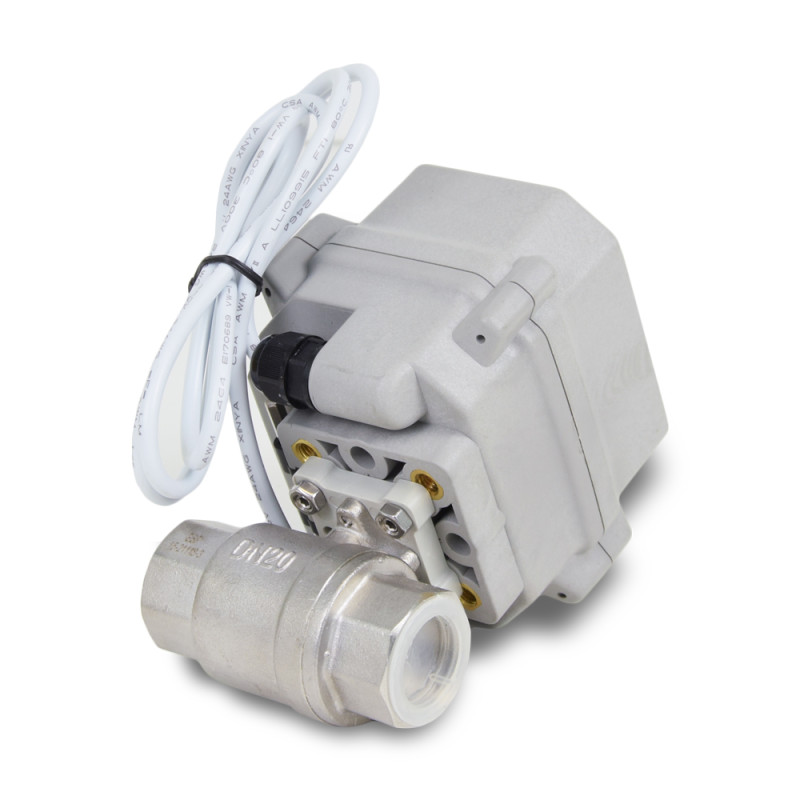 Кран кульовий з електроприводом YYD-2, 3/4", 12В, 10Вт, 40 бар