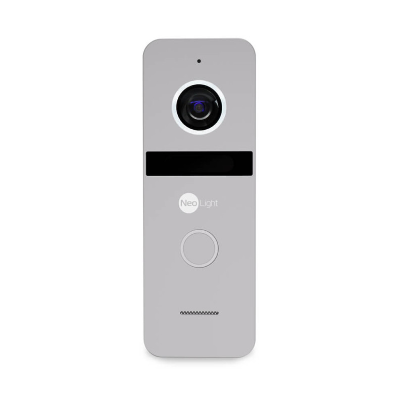 Комплект відеодомофона Neokit FHD PRO B Silverr: відеодомофон 7" з детектором руху і 2 Мп відеопанель