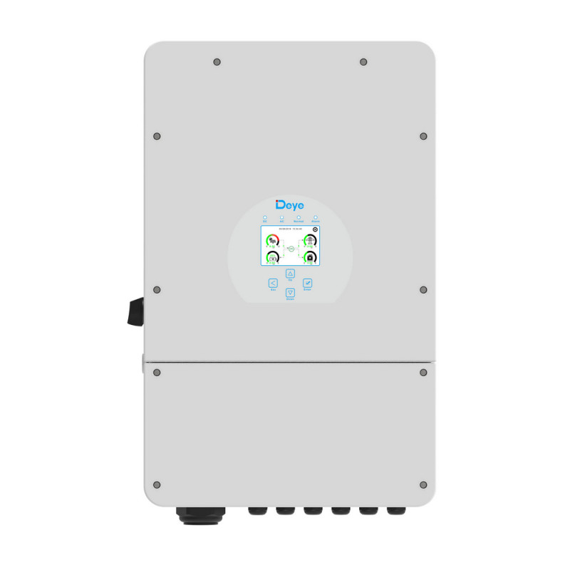 Инвертор гибридный 12 кВт Deye SUN-12K-SG02LP1-EU-AM3 однофазный, с Wi-Fi