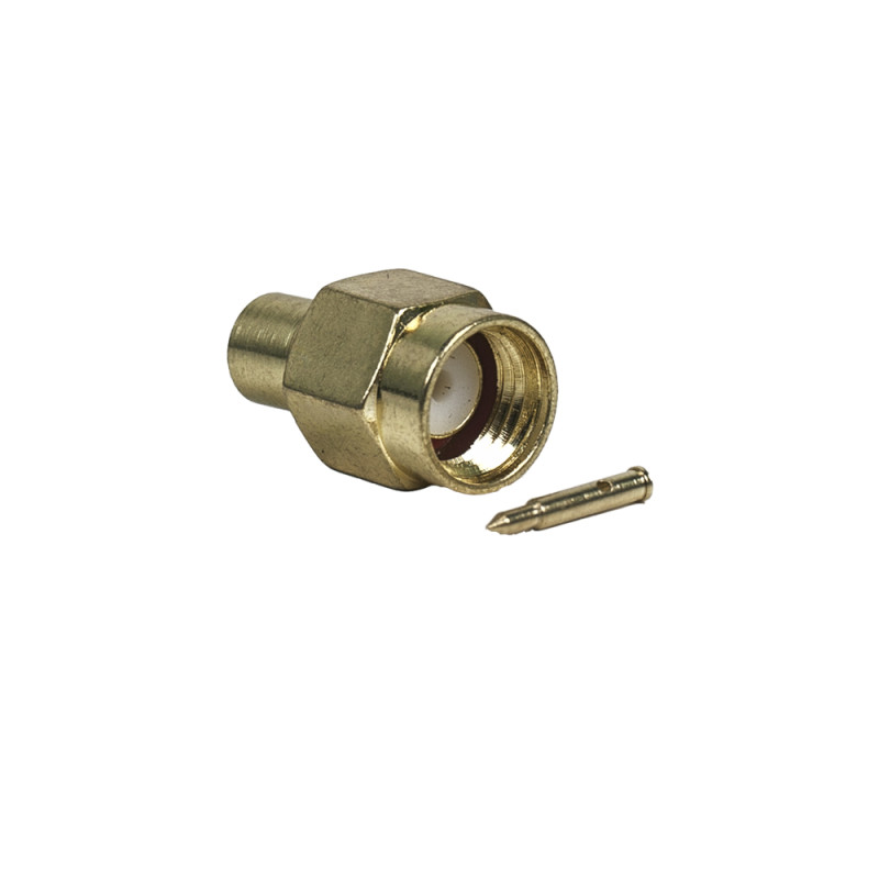 Разъем SMA прямой для пайки кабеля RG402 (male)