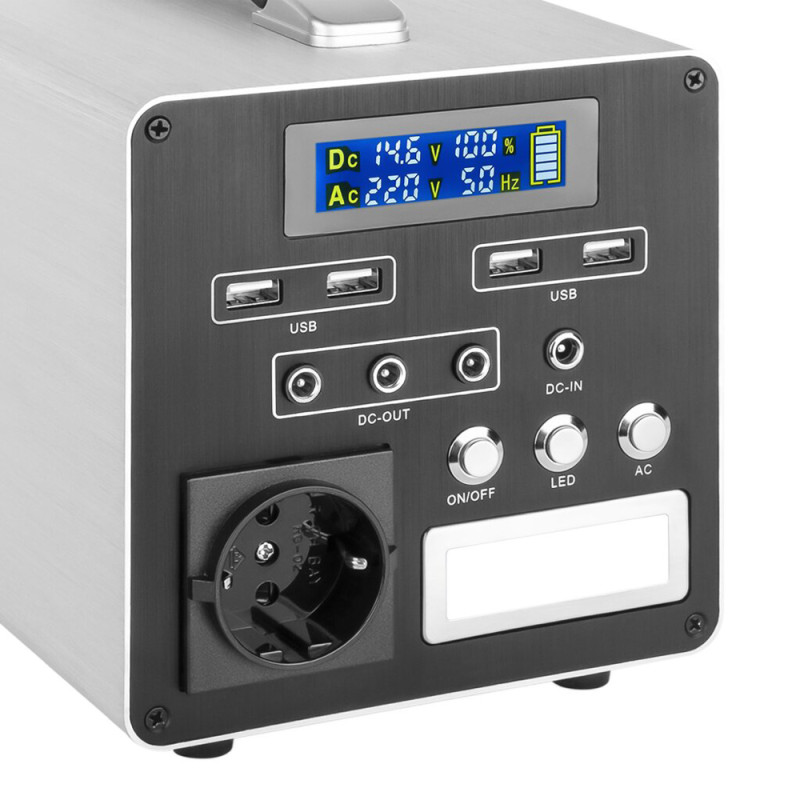Багатофункціональна портативна зарядна станція Logicpower LP CHARGER MPPT 500 (500W, 512Wh)