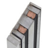 Электромагнитный замок Yli Electronic YM-280N(LED)-DS со световой индикацией, датчиком состояния замка и дверей для системы контроля доступа