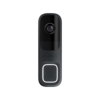 Відеодзвінок Ajax DoorBell graphite з вбудованим штучним інтелектом, ІЧ-сенсором та керуванням у застосунках