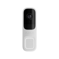 Відеодзвінок Ajax DoorBell white із вбудованим штучним інтелектом, ІЧ-сенсором та керуванням у застосунках