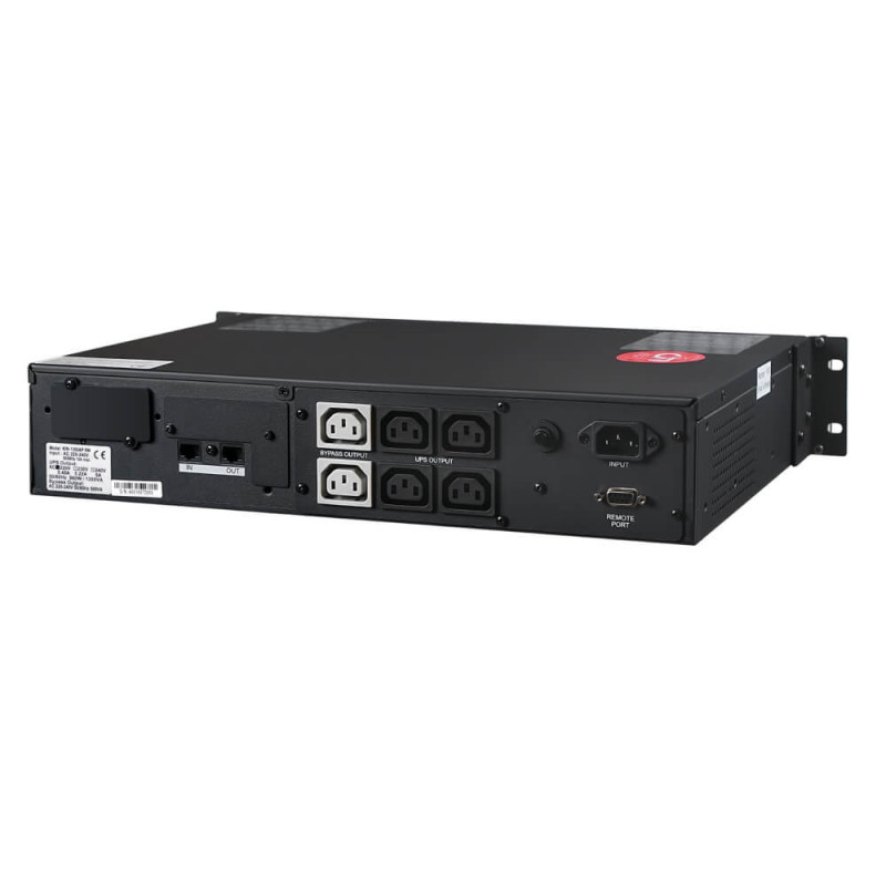Джерело безперебійного живлення Powercom KIN-1200AP RM LCD 1200ВА / 720Вт лінійно-інтерактивне