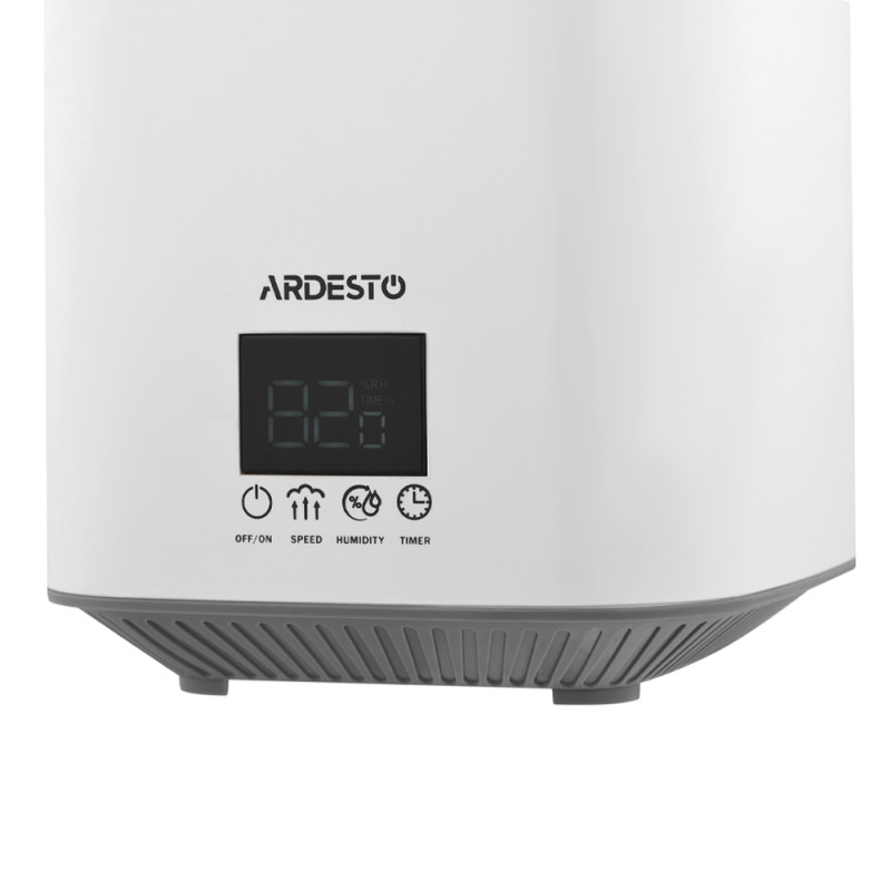 Зволожувач повітря ARDESTO USH-H-26W до 25м² ультразвуковий з сенсорним управлінням і таймером, білий