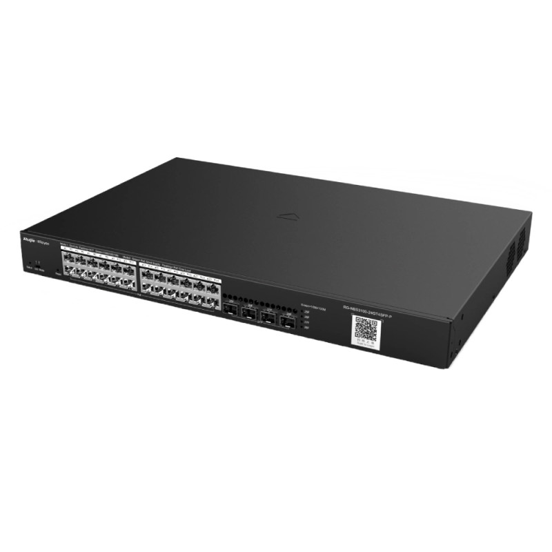 Роэ-коммутатор Ruijie Reyee RG-NBS3100-24GT4SFP-P 28-портовый облачный гигабитный управляемый