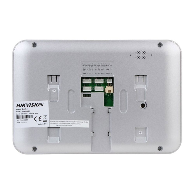 Комплект відеомофона Hikvision DS-KIS203T: відеодомофон 7" і відеопанель