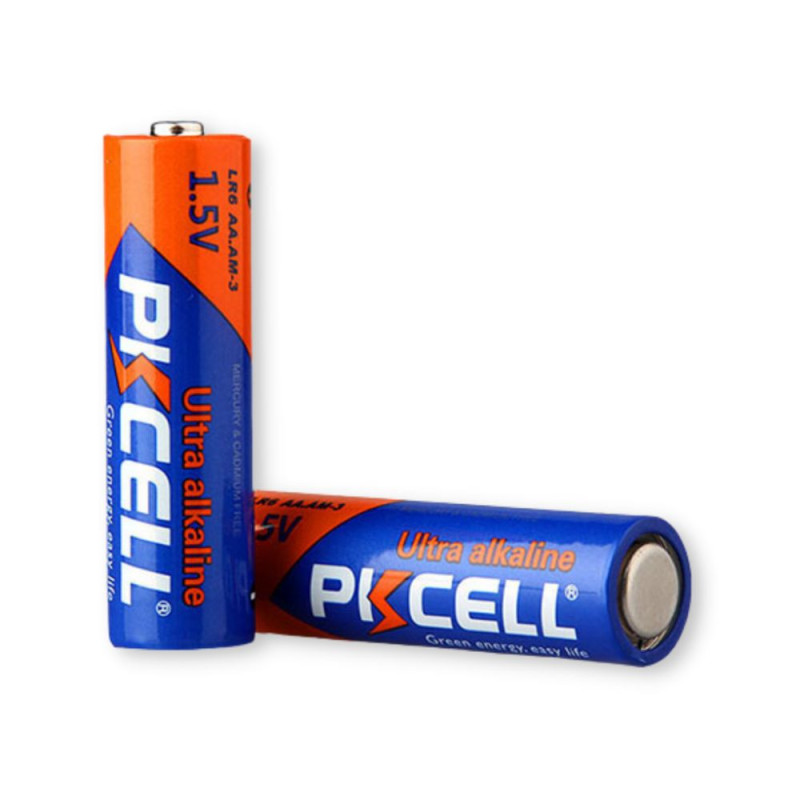 Комплект з 20 батарейок PKCELL Ultra Alkaline AA LR6 1.5V по 2шт./блістер