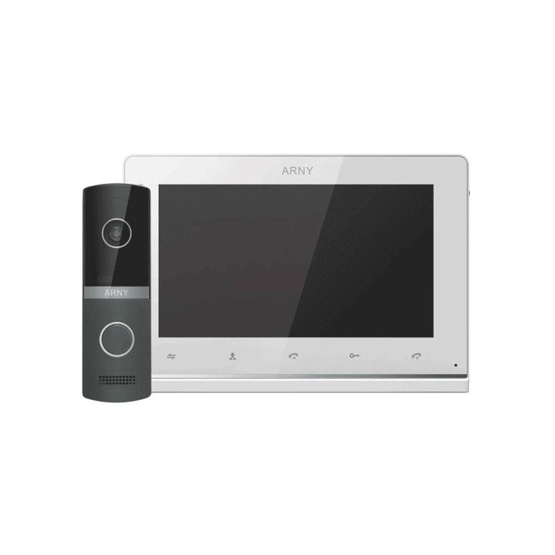 Видеодомофон Arny AVD-7123 (2Mpx) TFT white+graphite