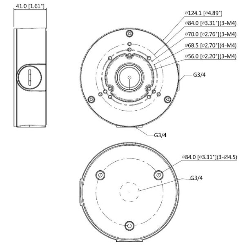 Коммутационный бокс Dahua PFA130-E