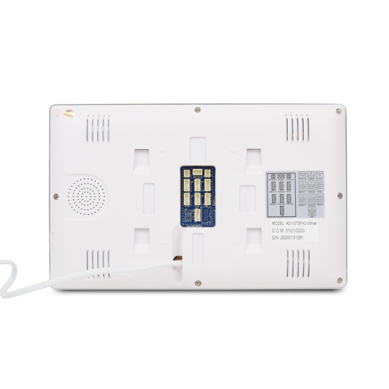 Комплект видеодомофона ATIS AD-1070FHD White + AT-400HD Gold