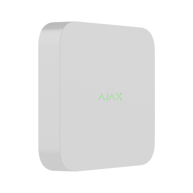 Сетевой видеорегистратор Ajax NVR DC white на 16 каналов с питанием от низковольтного источника