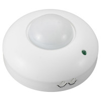 Датчик движения инфракрасный потолочный e.sensor.pir.07.white (белый), 360°, IP20