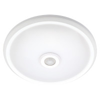 Світильник світлодіодний стельовий з датчиком руху e.sensor.LED.77.12.4000 (білий), 12 Вт, 4000К, 360°, IP20