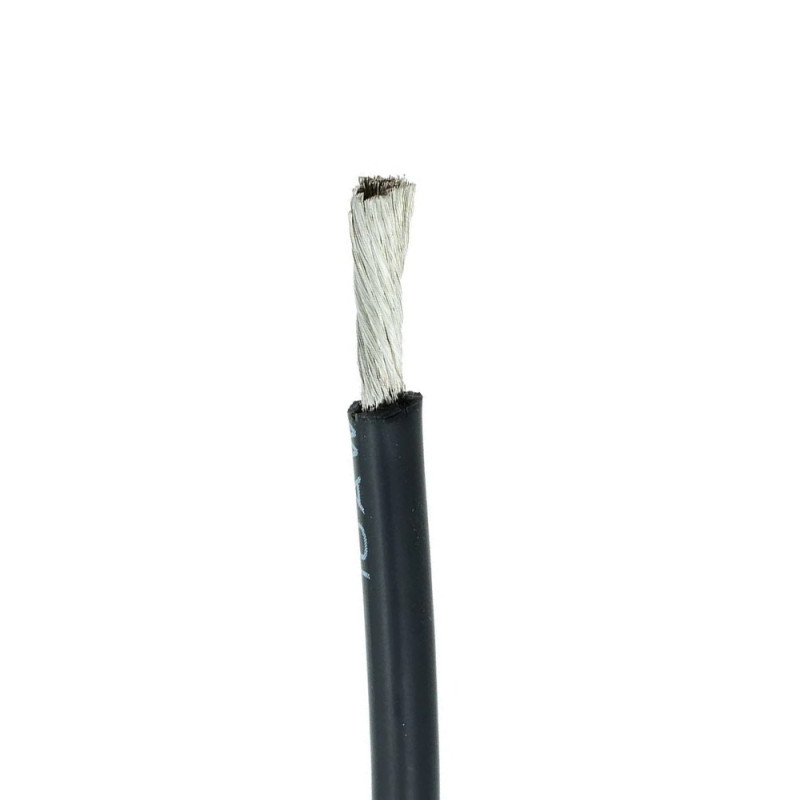 Силиконовый кабель Silicone wire 12AWG black многожильный гибкий (1 метр)