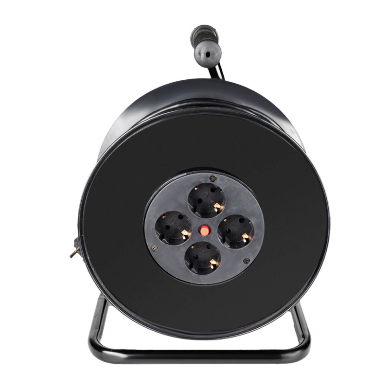 Удлинитель на катушке LP 50м (ПВС 3*1,5), 4 гнезда с заземляющим контактом до 3.5 кВт
