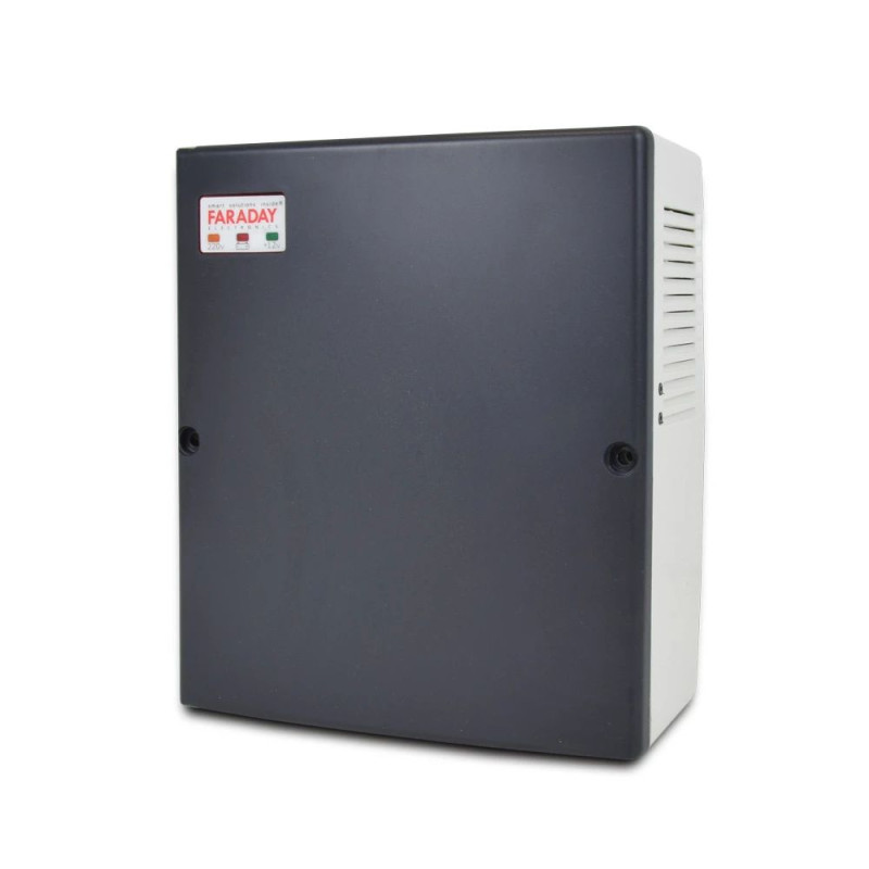 Бокс пластиковий PLB 7-9 А·год + Світильник LED лінійний 600 мм 12 Вт 6500K + БП UPS 35W Smart ASCH PL + FEL-127 + Перемикач світла e.switch wires 6A white