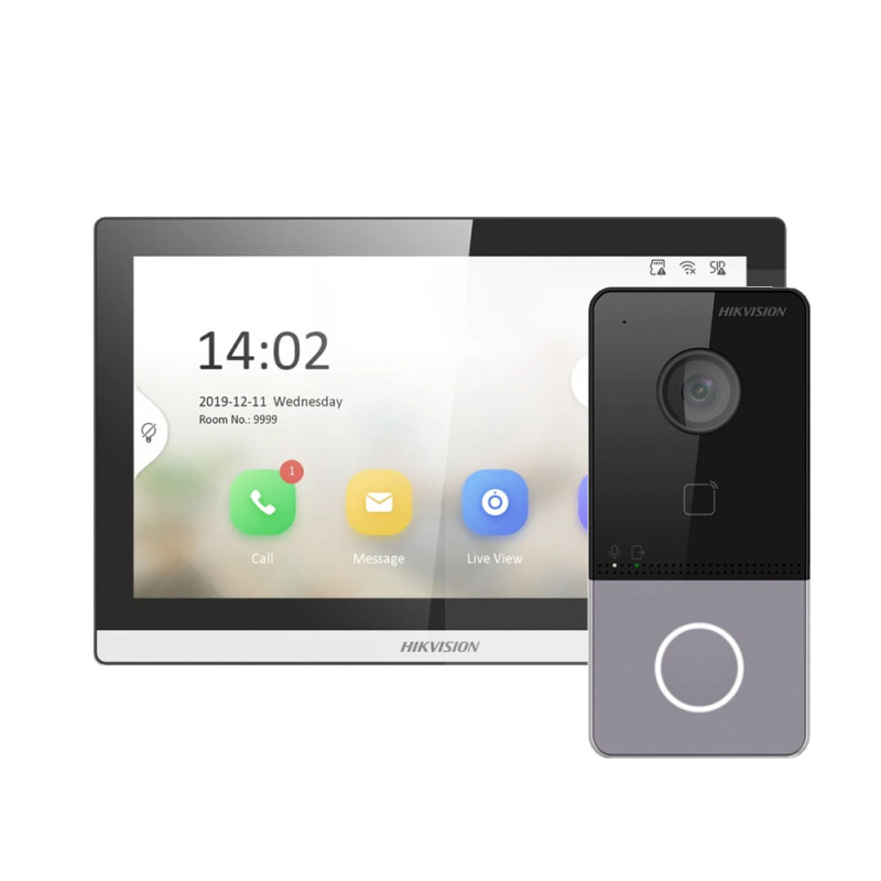 Комплект видеодомофона Hikvision DS-KH6350-WТE1 с Wi-Fi+DS-KV6113-WPE1С