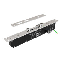 Электроригельный замок YB-241DMD (LED) врезной с двойным ригелем для системы контроля доступа