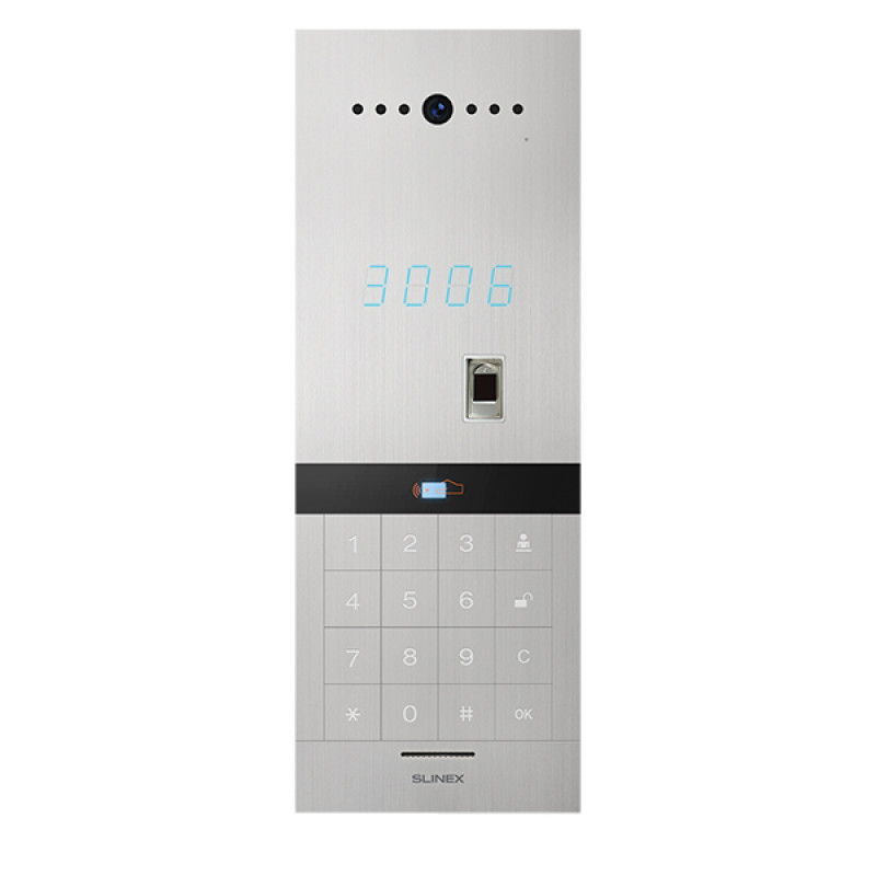 Видеопанель вызова Slinex Sitara Bio (silver) для IP-домофонов