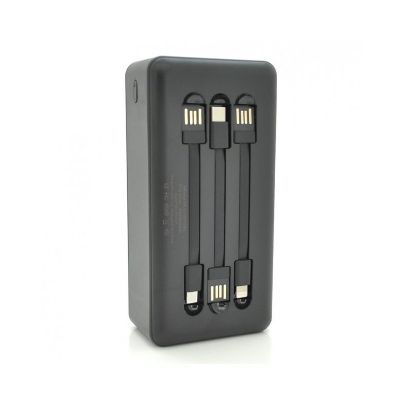 Повербанк на сонячних батареях Power Bank Solar PLO-SP30G ємністю 30000 мА·год