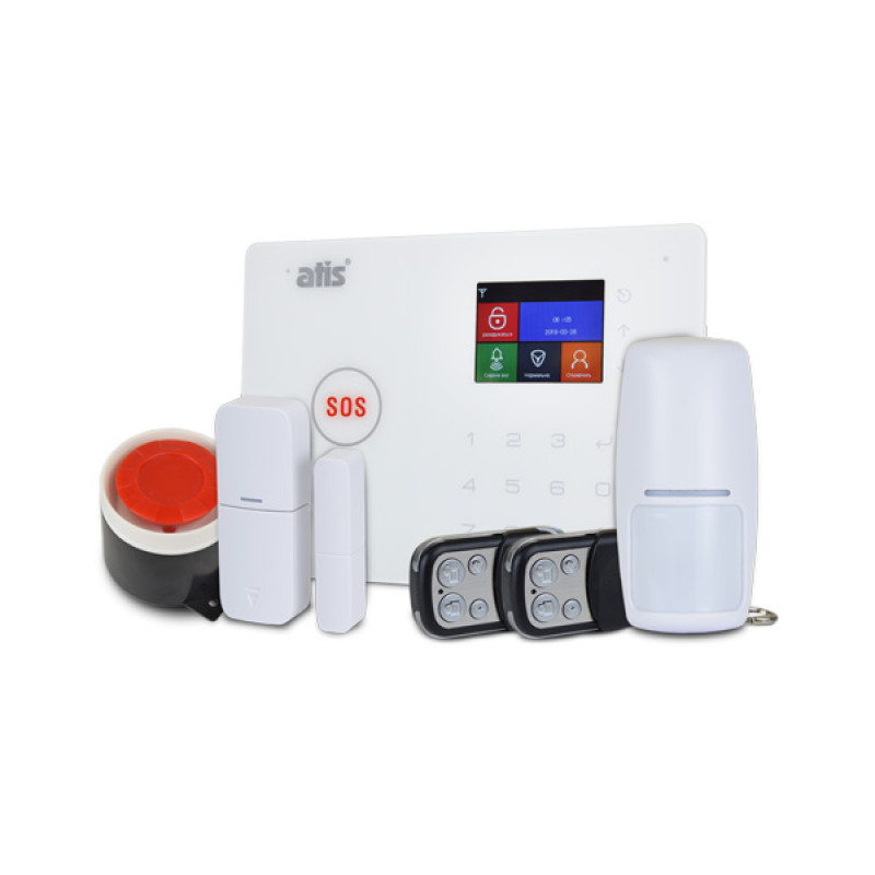 Комплект беспроводной GSM сигнализации ATIS Kit GSM+WiFi 130 (распродажа 690) со встроенной клавиатурой